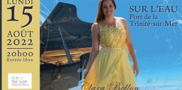 Récital lyrique sur l'eau Clara Bellon La Trinité-sur-Mer 